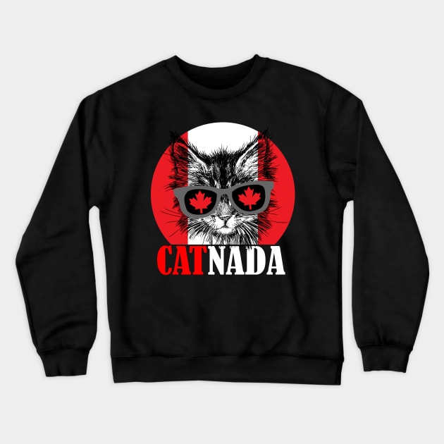 Catnada funny Crewneck Sweatshirt by RedLineStore